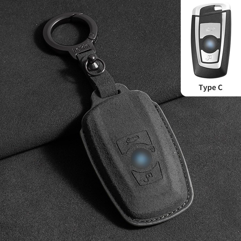 Кейс за ключ BMW тип C, черен