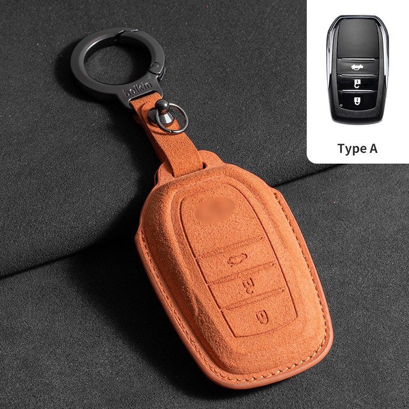 Кейс за ключ Toyota тип A, оранжев
