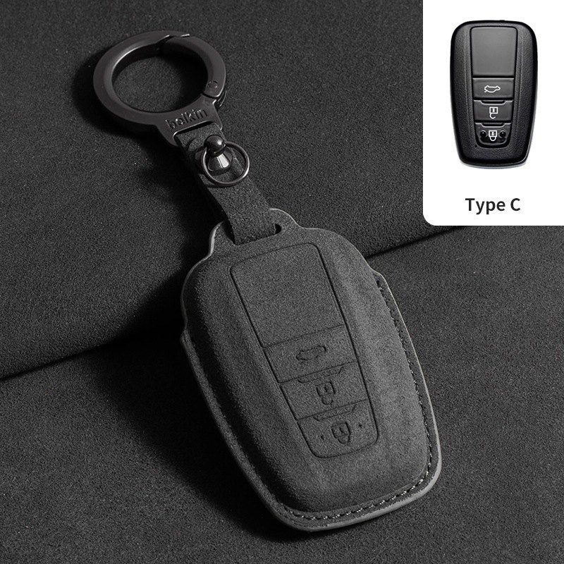Кейс за ключ Toyota тип C, черен