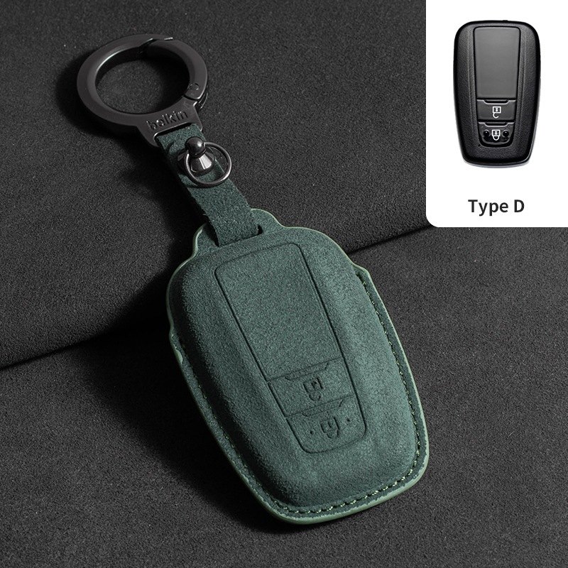 Кейс за ключ Toyota тип D, зелен