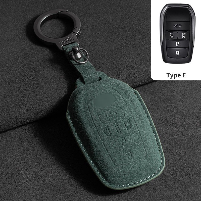 Кейс за ключ Toyota тип E, зелен